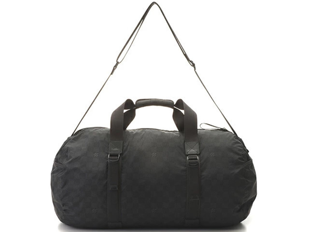 LOUIS VUITTON Boston Bag Damier Aventure Black